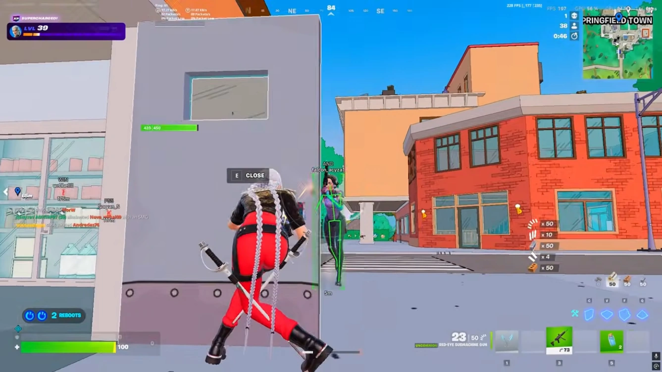 Fortnite character cosmetics and gear appearance options