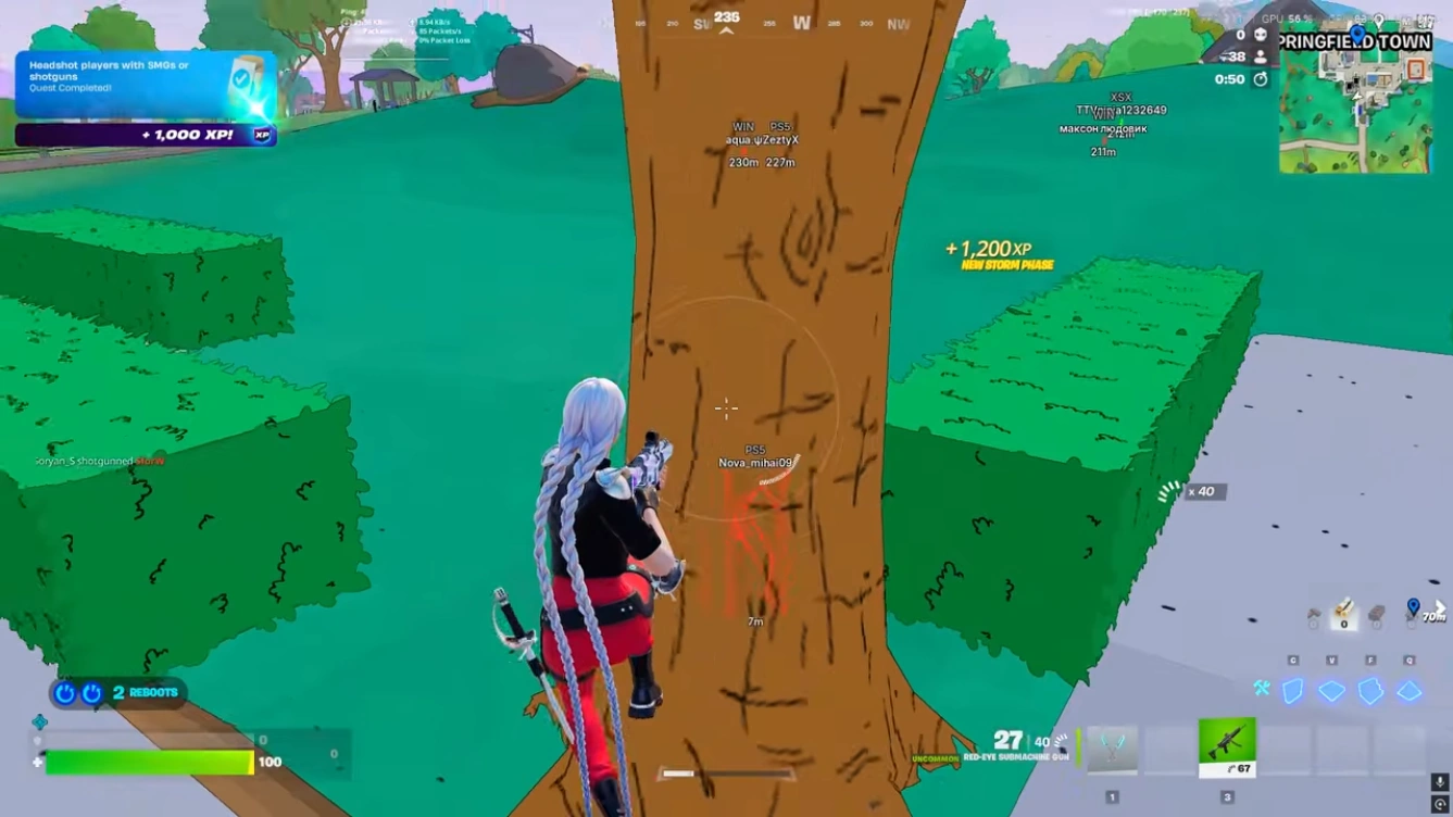 Fortnite cheats wallhack through cover on the island